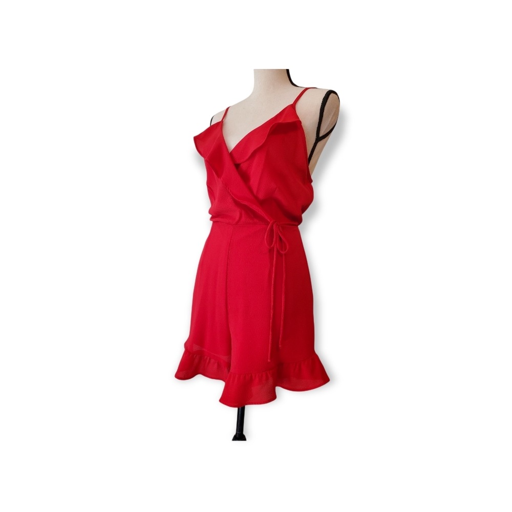 Monteau Red Romper, Size L